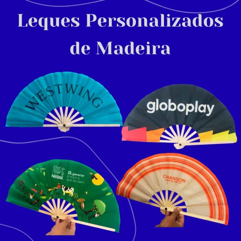 Leques Personalizados de Madeira: Elegância e Sustentabilidade para Sua Marca